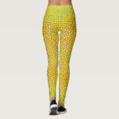 Gecontroleerd Net patroon 01 BYellow BG Leggings (Achterkant)