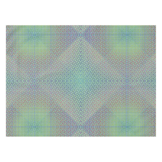 Gecontroleerd netpatroon 01 LGreen BG Tafelkleed (Voorkant (Horizontaal))