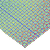 Gecontroleerd netpatroon 01 LGreen BG Tafelkleed (Gekanteld)