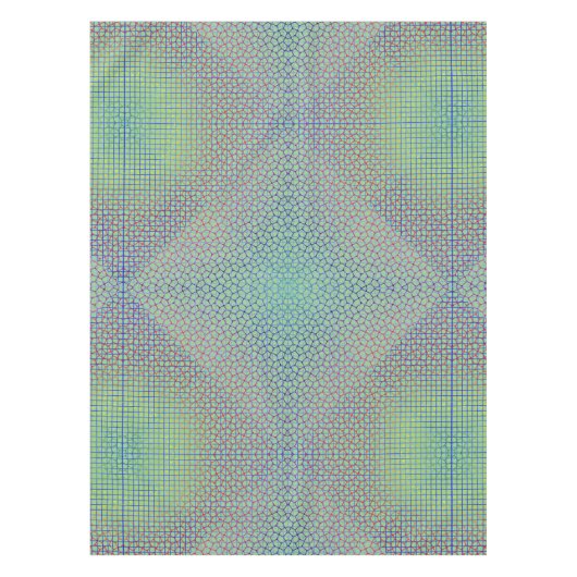 Gecontroleerd netpatroon 01 LGreen BG Tafelkleed (Voorkant)