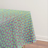 Gecontroleerd netpatroon 01 LGreen BG Tafelkleed (Voorbeeld)