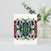 Gecontroleerd ontwerp briefkaart (Staand voorkant)