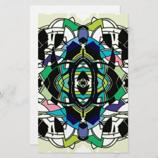 Gecontroleerd ontwerp briefpapier (Voorkant / Achterkant)