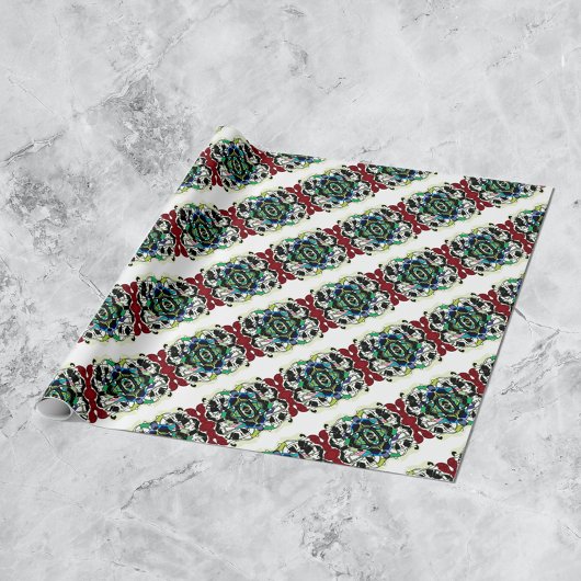 Gecontroleerd ontwerp cadeaupapier