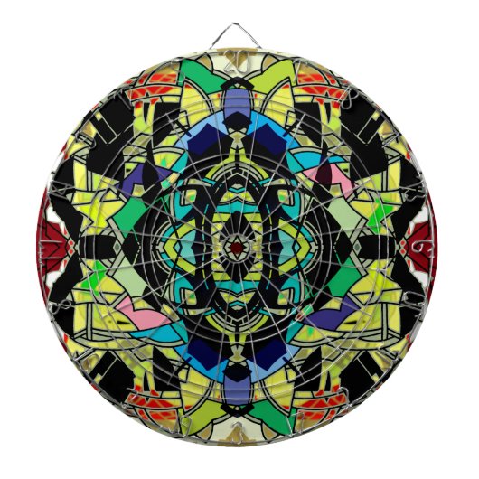 Gecontroleerd ontwerp dartbord (Voorkant)