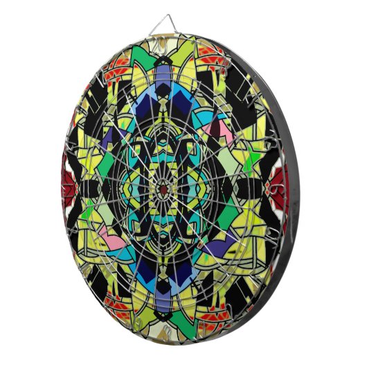 Gecontroleerd ontwerp dartbord (Voorkant Rechts)