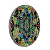 Gecontroleerd ontwerp dartbord (Voorkant Links)