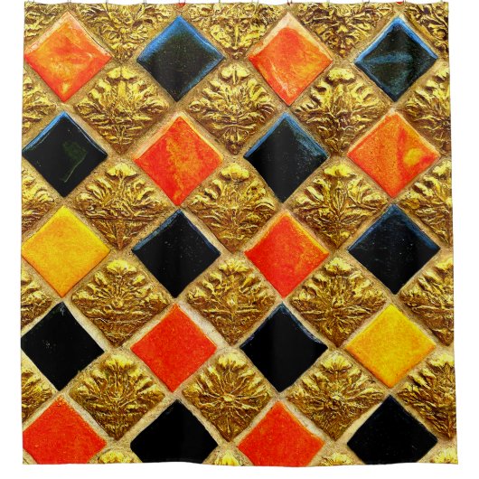 Gecontroleerd ontwerp douchegordijn (Voorkant)