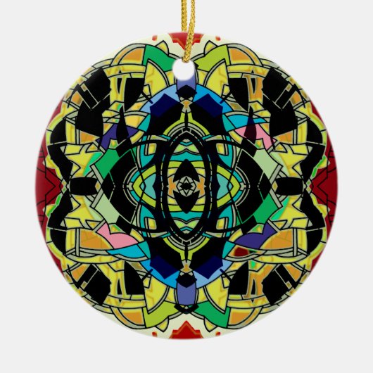 Gecontroleerd ontwerp keramisch ornament (Voorkant)