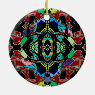 Gecontroleerd ontwerp keramisch ornament