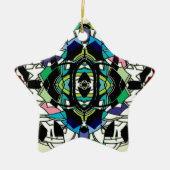 Gecontroleerd ontwerp keramisch ornament (Voorkant)