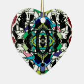 Gecontroleerd ontwerp keramisch ornament (Rechts)