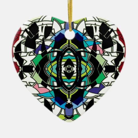 Gecontroleerd ontwerp keramisch ornament (Voorkant)