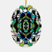 Gecontroleerd ontwerp keramisch ornament (Voorkant)