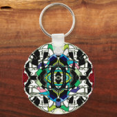 Gecontroleerd ontwerp sleutelhanger (Voorkant)