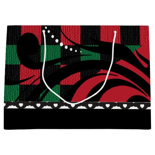 Gecontroleerd ontwerp voor wervelkolom | Zwart, ro Groot Cadeauzakje (Voorkant)