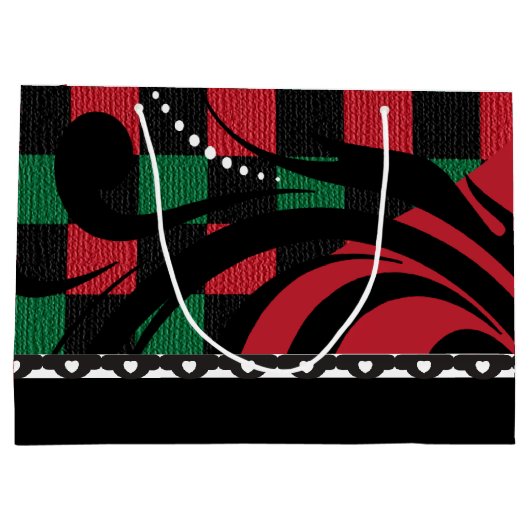 Gecontroleerd ontwerp voor wervelkolom | Zwart, ro Groot Cadeauzakje (Achterkant)