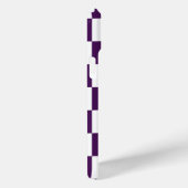 Gecontroleerd Paars en wit Case-Mate iPhone Case (Achterkant / Rechts)