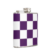 Gecontroleerd Paars en wit Heupfles (Rechts)