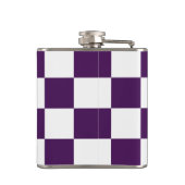 Gecontroleerd Paars en wit Heupfles (Achterkant)