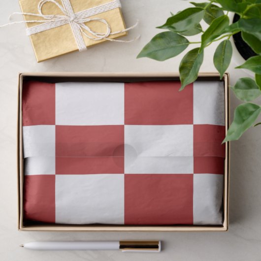 Gecontroleerd papier voor rood en wit papier (Geschenk)