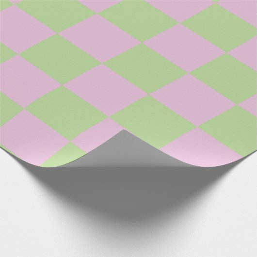 Gecontroleerd papier voor roze en groenvulling (Hoek)