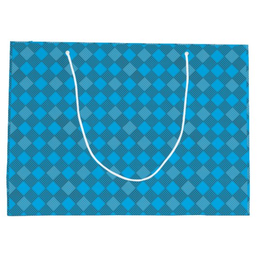 Gecontroleerd patches patroon 01 w blauw BG Groot Cadeauzakje (Achterkant)