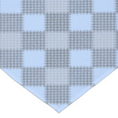 Gecontroleerd patches patroon 01 w LBlue BG Tafelkleed (Gekanteld)