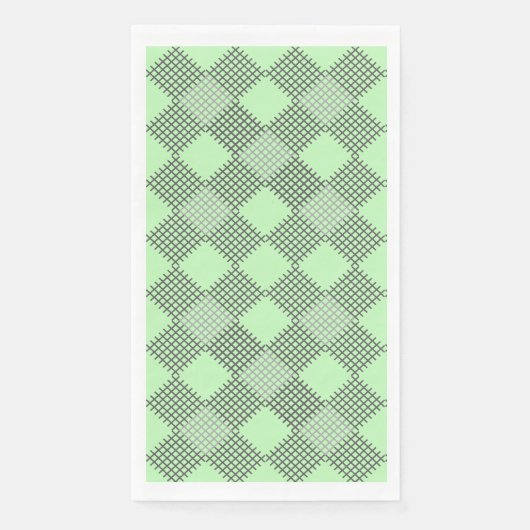Gecontroleerd patches patroon 01 w Lgreen BG Servet (Voorkant)