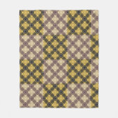 Gecontroleerd Patroon.02 Fleece Deken (Voorkant)