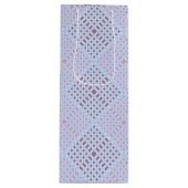 Gecontroleerd patroon.08W LBlue BG Wijn Cadeautas (Voorkant)