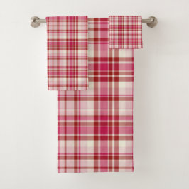 Gecontroleerd patroon bad handdoek