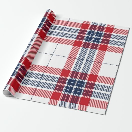 Gecontroleerd patroon cadeaupapier (Uitgerold)