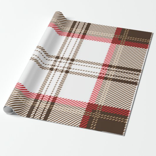 Gecontroleerd patroon cadeaupapier (Uitgerold)