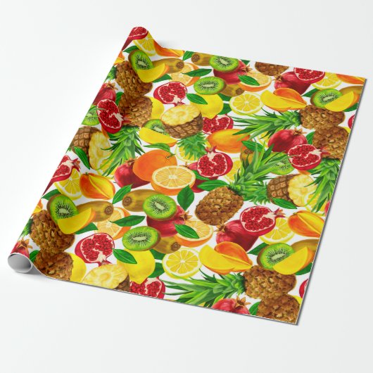 Gecontroleerd patroon cadeaupapier (Uitgerold)