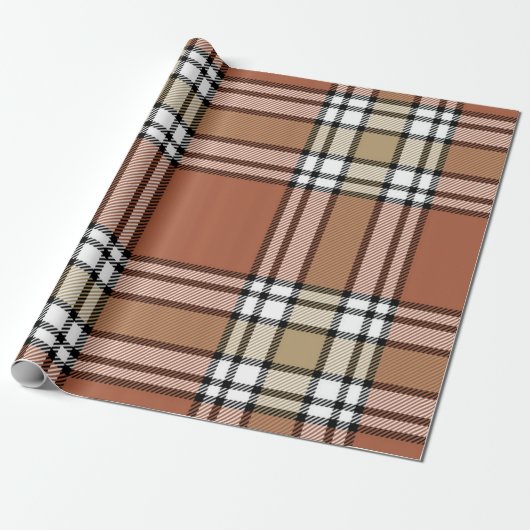 Gecontroleerd patroon cadeaupapier (Uitgerold)
