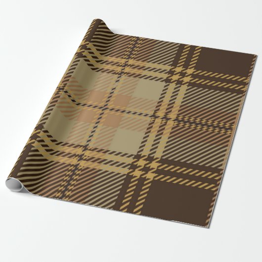 Gecontroleerd patroon cadeaupapier (Uitgerold)