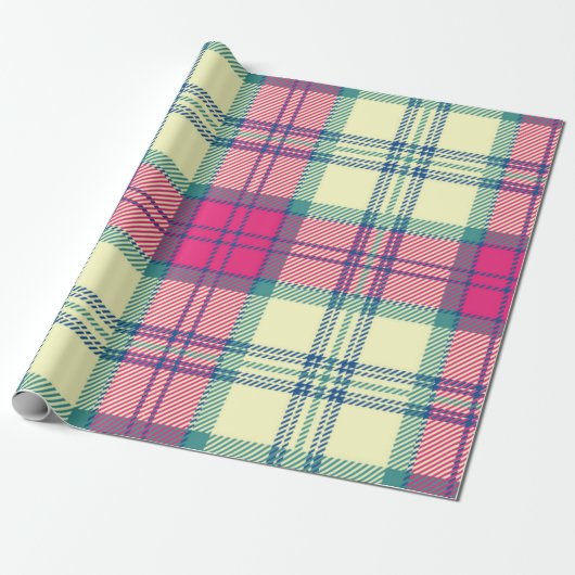 Gecontroleerd patroon cadeaupapier (Uitgerold)