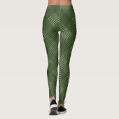 Gecontroleerd patroon diagonaal 2 tonen door DGree Leggings (Achterkant)