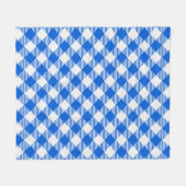 Gecontroleerd patroon fleece deken (Voorkant (Horizontaal))