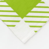 Gecontroleerd patroon fleece deken (Hoek)