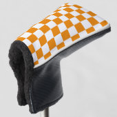 Gecontroleerd patroon golfheadcover (3/4 voorkant)