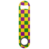 Gecontroleerd patroon Mardi gras Speed Flessenopener (Achterkant)