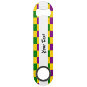 Gecontroleerd patroon Mardi gras Speed Flessenopener (Voorkant)