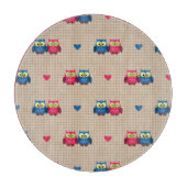 Gecontroleerd patroon met liefdesuilen snijplank (Voorkant)