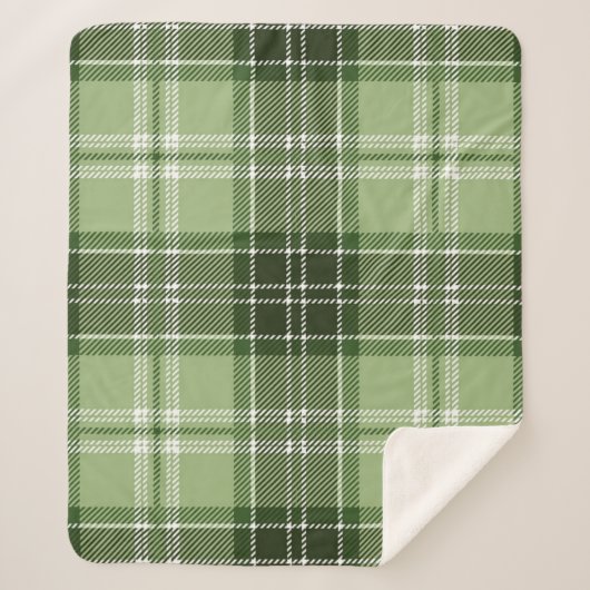 Gecontroleerd patroon sherpa deken (Voorkant)