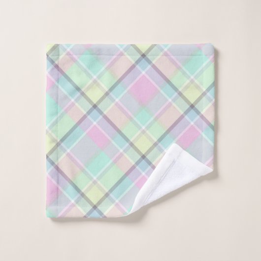 Gecontroleerd patroon van karamelkleuren. bad handdoek (Wasdoekje)