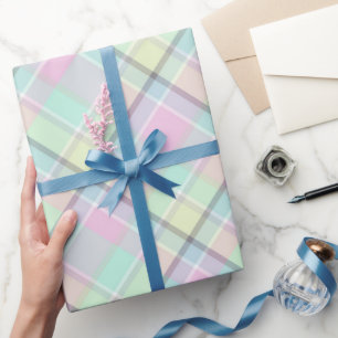 Gecontroleerd patroon van karamelkleuren. cadeaupapier
