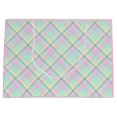 Gecontroleerd patroon van karamelkleuren. groot cadeauzakje (Voorkant)