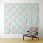 Gecontroleerd patroon van karamelkleuren. wandkleed (In Situ (horizontaal))